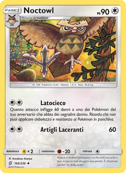 Carta Noctowl dell'espansione Sintonia Mentale, numero 166/236