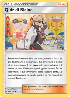Carta Quiz di Blaine dell'espansione Sintonia Mentale, numero 186/236