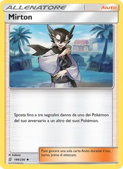 Carta Mirton dell'espansione Sintonia Mentale, numero 199/236