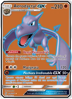 Carta Aerodactyl GX dell'espansione Sintonia Mentale, numero 224/236