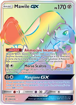 Carta Mawile GX dell'espansione Sintonia Mentale, numero 246/236