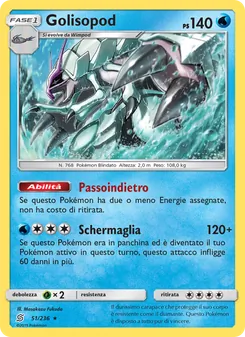 Carta Golisopod dell'espansione Sintonia Mentale, numero 51/236