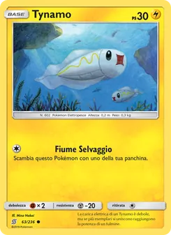 Carta Tynamo dell'espansione Sintonia Mentale, numero 63/236