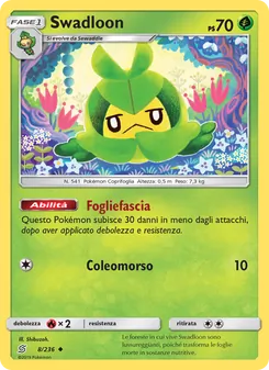 Carta Swadloon dell'espansione Sintonia Mentale, numero 8/236