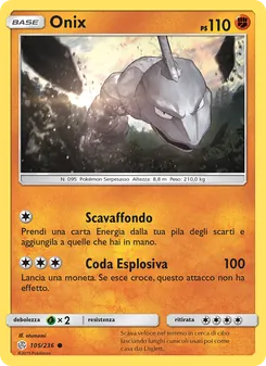 Carta Onix dell'espansione Eclissi Cosmica, numero 105/236
