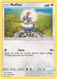 Carta Rufflet dell'espansione Eclissi Cosmica, numero 177/236