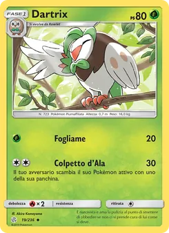 Carta Dartrix dell'espansione Eclissi Cosmica, numero 19/236