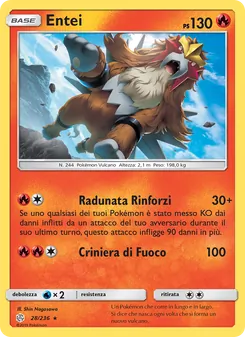 Carta Entei dell'espansione Eclissi Cosmica, numero 28/236