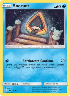 Carta Snorunt dell'espansione Eclissi Cosmica, numero 47/236