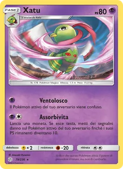 Carta Xatu dell'espansione Eclissi Cosmica, numero 79/236