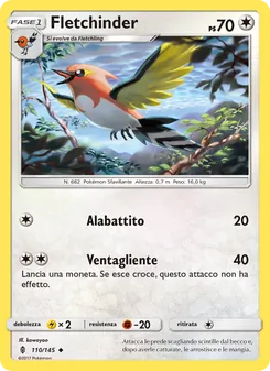 Carta Fletchinder dell'espansione Guardiani Nascenti, numero 110/145