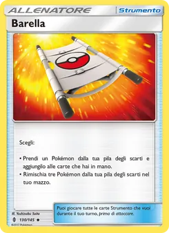 Carta Barella dell'espansione Guardiani Nascenti, numero 130/145