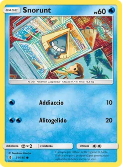 Carta Snorunt dell'espansione Guardiani Nascenti, numero 31/145
