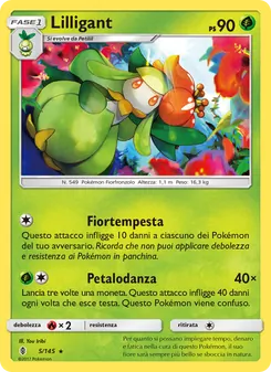 Carta Lilligant dell'espansione Guardiani Nascenti, numero 5/145