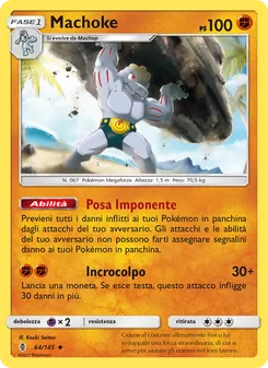 Carta Machoke dell'espansione Guardiani Nascenti, numero 64/145