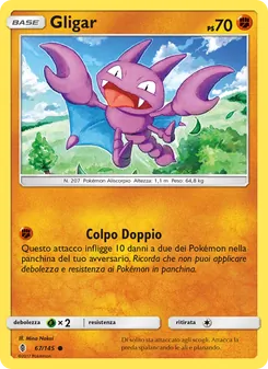 Carta Gligar dell'espansione Guardiani Nascenti, numero 67/145
