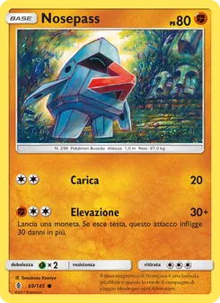 Carta Nosepass dell'espansione Guardiani Nascenti, numero 69/145