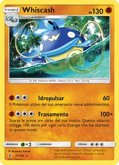 Carta Whiscash dell'espansione Guardiani Nascenti, numero 71/145
