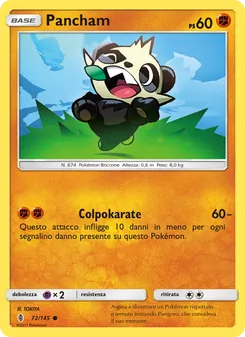 Carta Pancham dell'espansione Guardiani Nascenti, numero 72/145