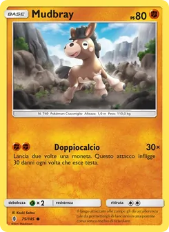 Carta Mudbray dell'espansione Guardiani Nascenti, numero 75/145