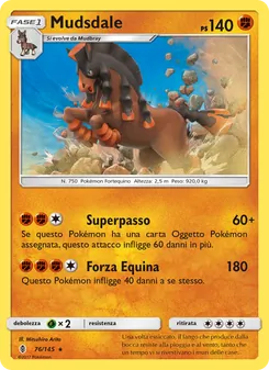 Carta Mudsdale dell'espansione Guardiani Nascenti, numero 76/145