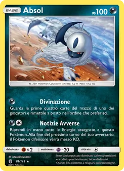 Carta Absol dell'espansione Guardiani Nascenti, numero 81/145