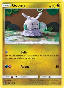 Carta Goomy dell'espansione Guardiani Nascenti, numero 94/145