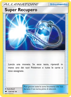 Carta Super Recupero dell'espansione Ombre Infuocate, numero 124/147