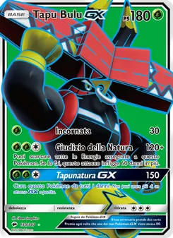 Carta Tapu Bulu GX dell'espansione Ombre Infuocate, numero 130/147