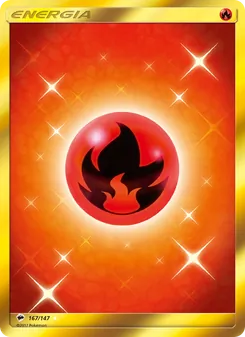 Carta Energia Fuoco dell'espansione Ombre Infuocate, numero 167/147