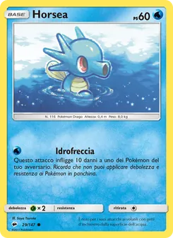 Carta Horsea dell'espansione Ombre Infuocate, numero 29/147