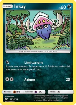 Carta Inkay dell'espansione Ombre Infuocate, numero 89/147