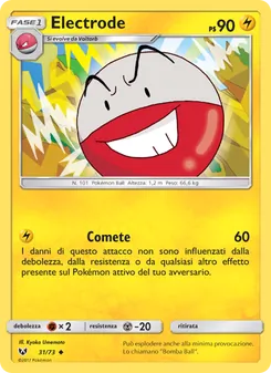 Carta Electrode dell'espansione Leggende Iridescenti, numero 31/73