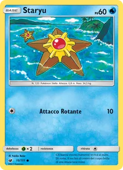 Carta Staryu dell'espansione Invasione Scarlatta, numero 15/111