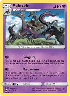 Carta Salazzle dell'espansione Invasione Scarlatta, numero 47/111
