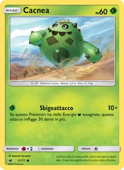 Carta Cacnea dell'espansione Invasione Scarlatta, numero 5/111