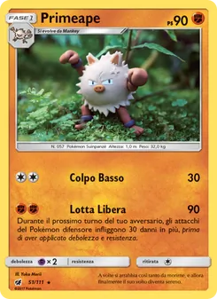 Carta Primeape dell'espansione Invasione Scarlatta, numero 51/111