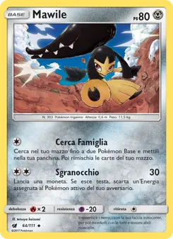 Carta Mawile dell'espansione Invasione Scarlatta, numero 64/111