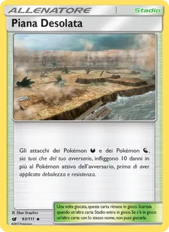 Carta Piana Desolata dell'espansione Invasione Scarlatta, numero 93/111