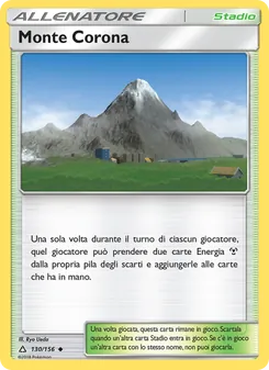 Carta Monte Corona dell'espansione Ultraprisma, numero 130/156
