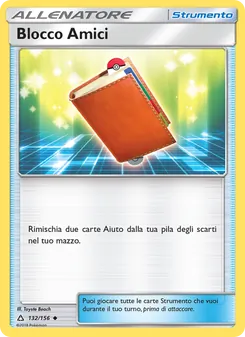 Carta Blocco Amici dell'espansione Ultraprisma, numero 132/156