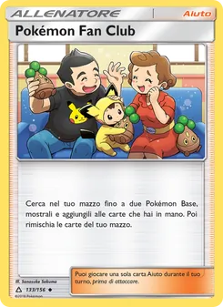 Carta Pokémon Fan Club dell'espansione Ultraprisma, numero 133/156