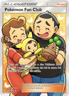 Carta Pokémon Fan Club dell'espansione Ultraprisma, numero 155/156