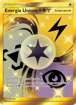 Carta Energia Unione LightningPsychicMetal dell'espansione Ultraprisma, numero 171/156