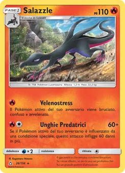 Carta Salazzle dell'espansione Ultraprisma, numero 26/156