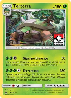 Carta Torterra dell'espansione Ultraprisma, numero 9/156