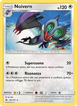 Carta Noivern dell'espansione Apocalisse Di Luce, numero 101/131