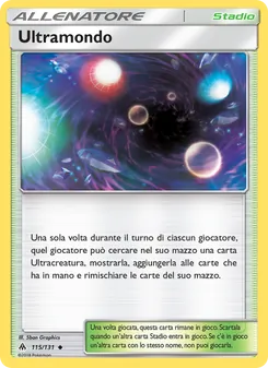 Carta Ultramondo dell'espansione Apocalisse Di Luce, numero 115/131