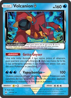 Carta Volcanion ◇ dell'espansione Apocalisse Di Luce, numero 31/131
