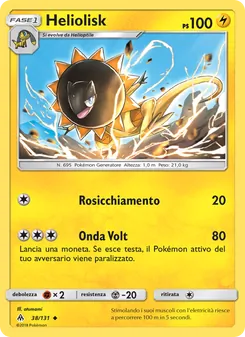 Carta Heliolisk dell'espansione Apocalisse Di Luce, numero 38/131
